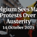 Belgium Austerity Protests 2025