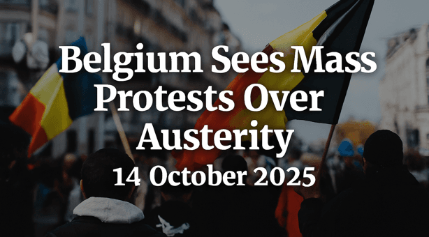 Belgium Austerity Protests 2025